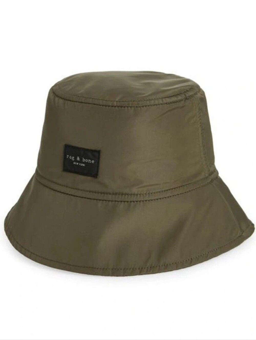 Rag & Bone Addison Bucket Hat Olive Night Size M/L